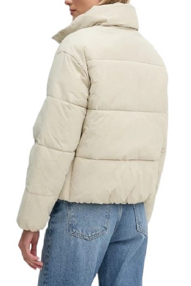 CALVIN KLEIN JEANS CHENILLE MONOLOGO PUFFER ΜΠΟΥΦΑΝ ΓΥΝΑΙΚΕΙΟ IVORY