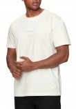 CALVIN KLEIN JEANS MONOLOGO T-SHIRT ΜΠΛΟΥΖΑ ΑΝΔΡΙΚΗ IVORY