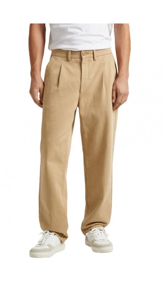 PEPE JEANS RELAXED STRAIGHT CHINO ΠΑΝΤΕΛΟΝΙ ΑΝΔΡΙΚΟ BEIGE