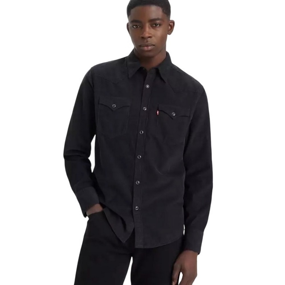 LEVIS BARSTOW WESTERN STANDARD 857440078 ΠΟΥΚΑΜΙΣΟ ΑΝΔΡΙΚΟ BLACK