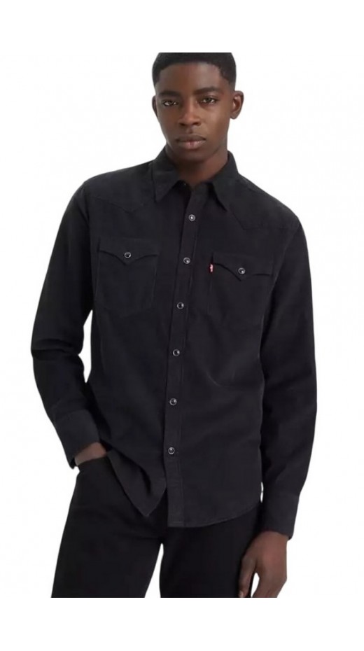 LEVIS BARSTOW WESTERN STANDARD 857440078 ΠΟΥΚΑΜΙΣΟ ΑΝΔΡΙΚΟ BLACK