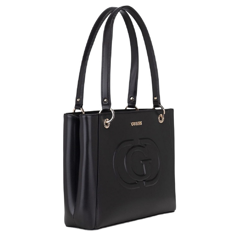 GUESS ECO MIETTA NOEL TOTE ΤΣΑΝΤΑ ΓΥΝΑΙΚΕΙΑ BLACK