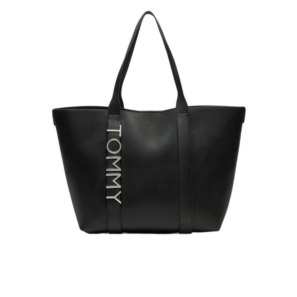 TOMMY JEANS CITY BOLD TOTE ΤΣΑΝΤΑ ΓΥΝΑΙΚΕΙΑ BLACK