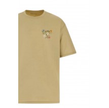 GUESS SMALL ABSTRACT FLOWER T-SHIRT ΜΠΛΟΥΖΑ ΑΝΔΡΙΚΗ KHAKI