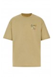 GUESS SMALL ABSTRACT FLOWER T-SHIRT ΜΠΛΟΥΖΑ ΑΝΔΡΙΚΗ KHAKI