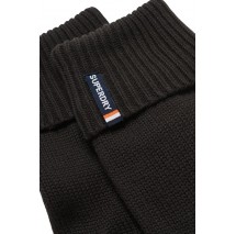 SUPERDRY D3 SDNA ESSENTIAL LOGO KNITTED GLOVES ΓΑΝΤΙΑ ΑΝΔΡΙΚΑ BLACK