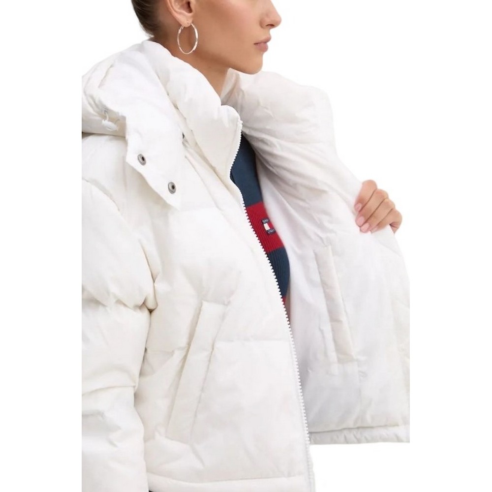 TOMMY JEANS CRP ALASKA PUFFER ΜΠΟΥΦΑΝ ΓΥΝΑΙΚΕΙΟ WHITE