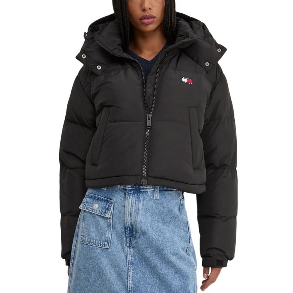 TOMMY JEANS CRP ALASKA PUFFER ΜΠΟΥΦΑΝ ΓΥΝΑΙΚΕΙΟ BLACK