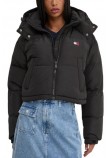 TOMMY JEANS CRP ALASKA PUFFER ΜΠΟΥΦΑΝ ΓΥΝΑΙΚΕΙΟ BLACK