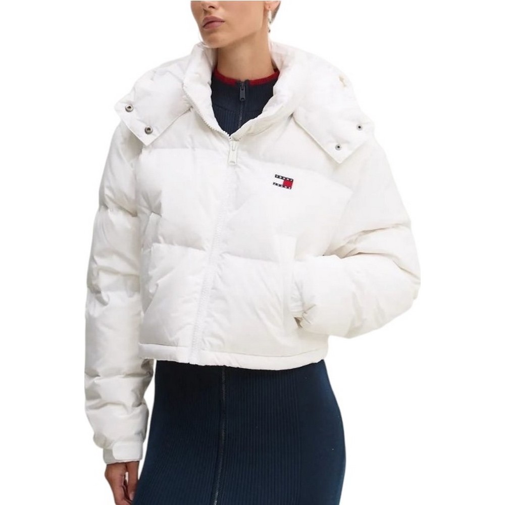 TOMMY JEANS CRP ALASKA PUFFER ΜΠΟΥΦΑΝ ΓΥΝΑΙΚΕΙΟ WHITE