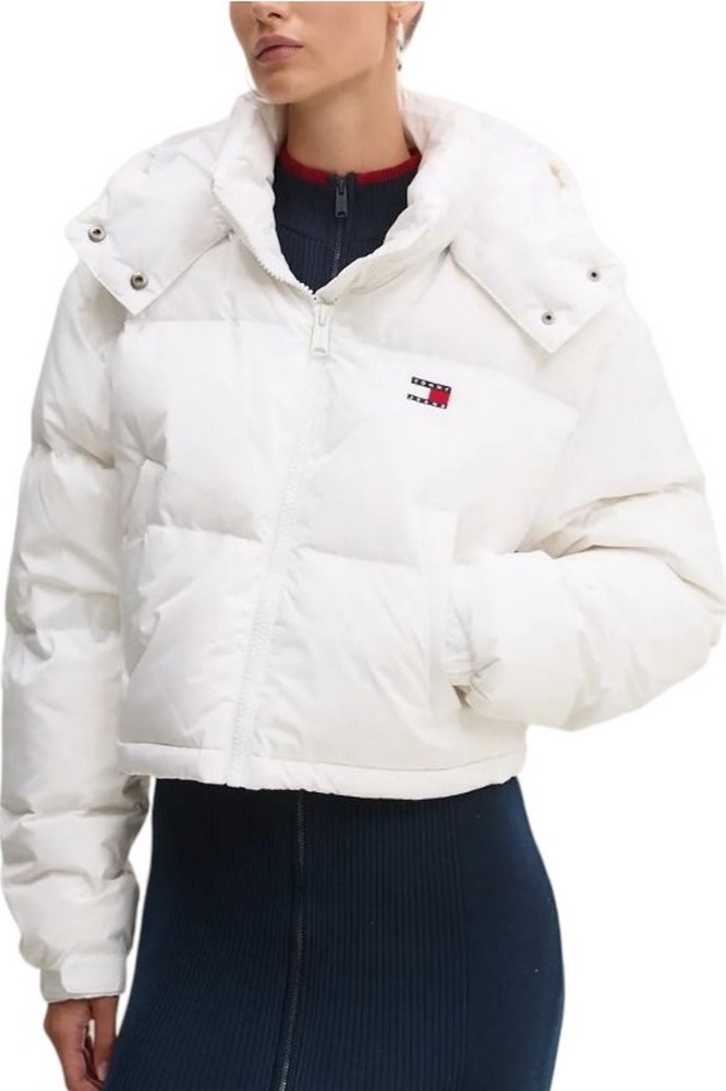 TOMMY JEANS CRP ALASKA PUFFER ΜΠΟΥΦΑΝ ΓΥΝΑΙΚΕΙΟ WHITE