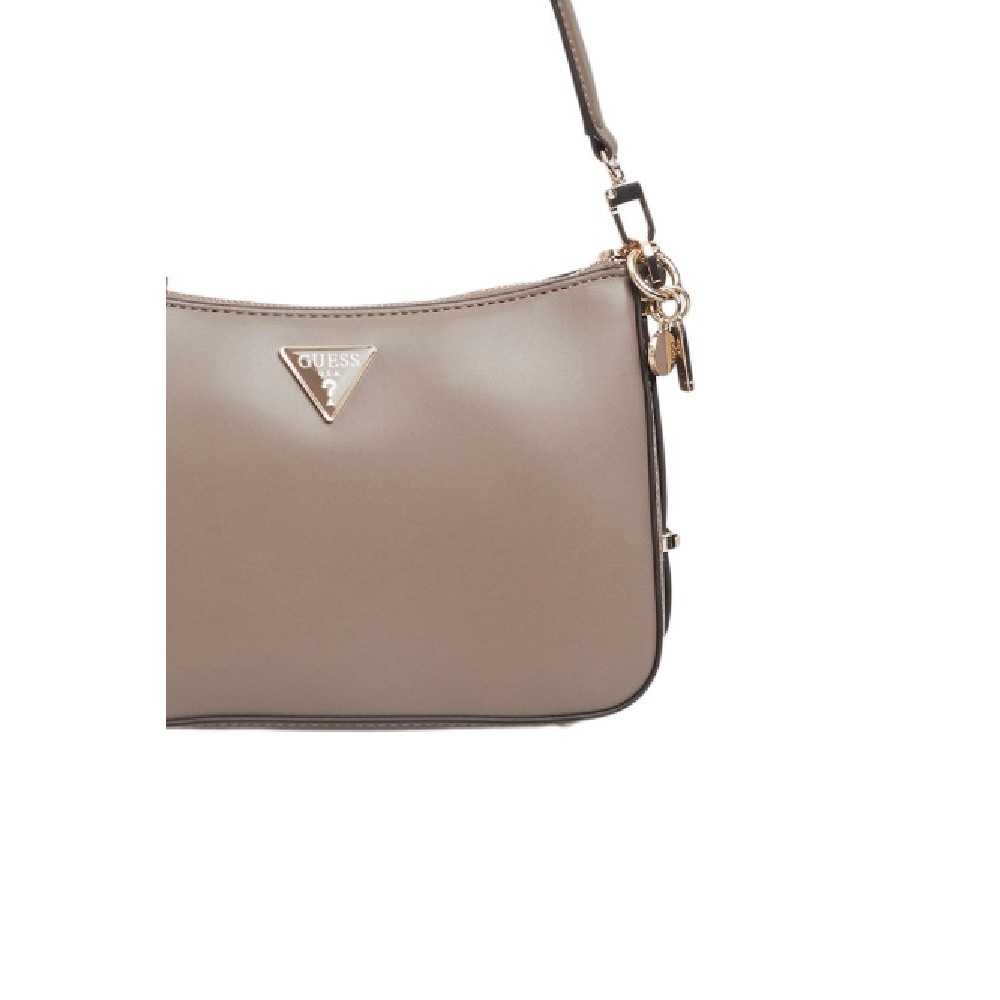 GUESS DARYNA TOP ZIP SHOULDER BAG ΤΣΑΝΤΑ ΓΥΝΑΙΚΕΙΑ TAUPE