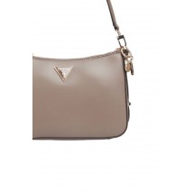 GUESS DARYNA TOP ZIP SHOULDER BAG ΤΣΑΝΤΑ ΓΥΝΑΙΚΕΙΑ TAUPE