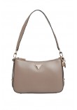 GUESS DARYNA TOP ZIP SHOULDER BAG ΤΣΑΝΤΑ ΓΥΝΑΙΚΕΙΑ TAUPE