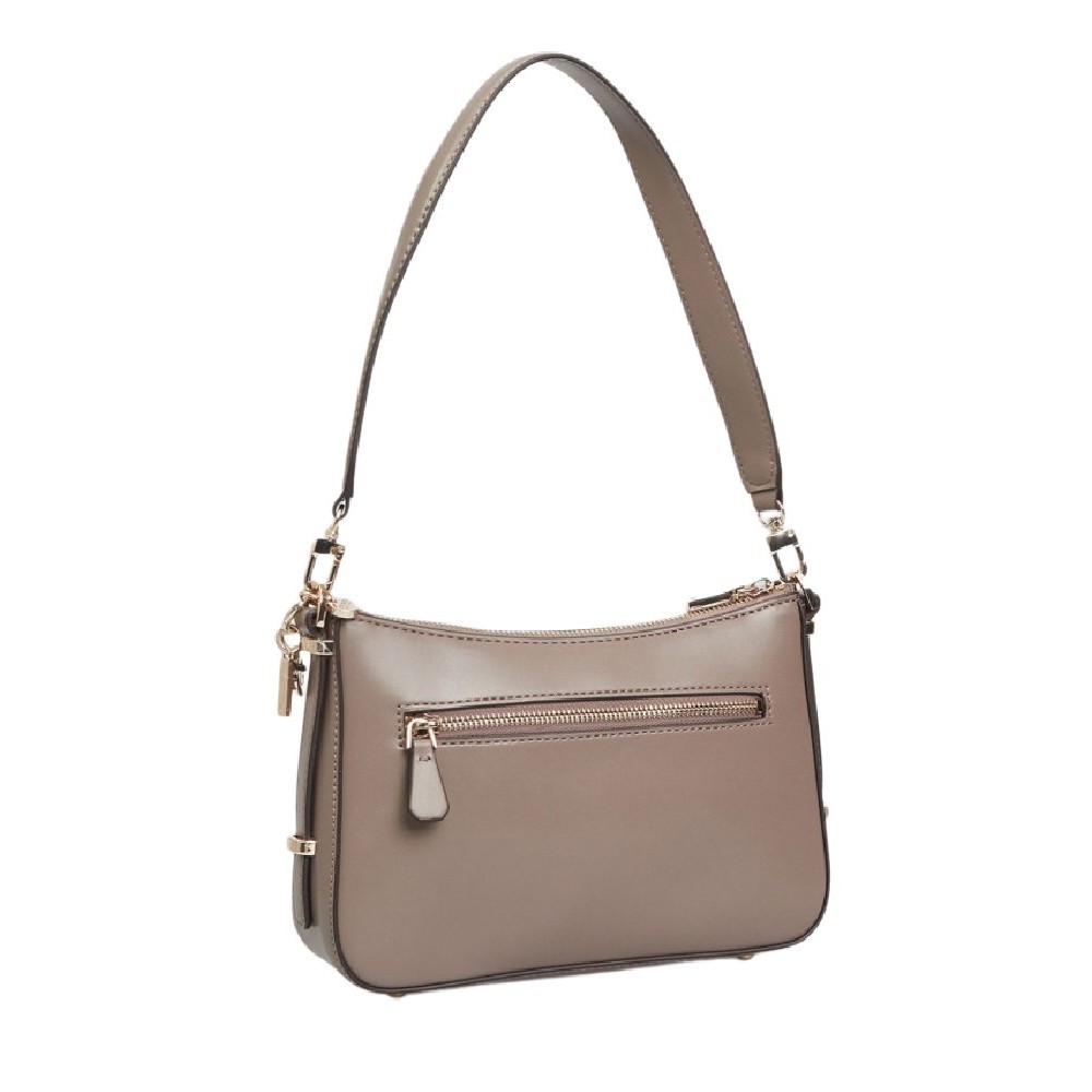 GUESS DARYNA TOP ZIP SHOULDER BAG ΤΣΑΝΤΑ ΓΥΝΑΙΚΕΙΑ TAUPE