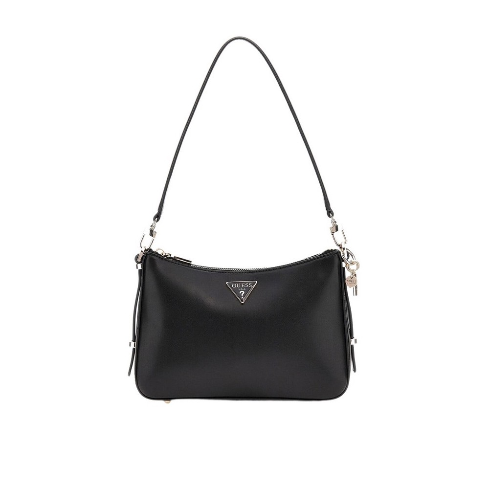 GUESS DARYNA TOP ZIP SHOULDER BAG ΤΣΑΝΤΑ ΓΥΝΑΙΚΕΙΑ BLACK