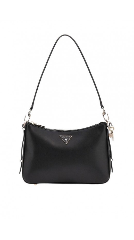 GUESS DARYNA TOP ZIP SHOULDER BAG ΤΣΑΝΤΑ ΓΥΝΑΙΚΕΙΑ BLACK