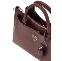 GUESS ECO GLORIANA GFRIEND SATCHEL ΤΣΑΝΤΑ ΓΥΝΑΙΚΕΙΑ BURGUNDY