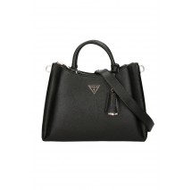 GUESS ECO GLORIANA GFRIEND SATCHEL ΤΣΑΝΤΑ ΓΥΝΑΙΚΕΙΑ BLACK