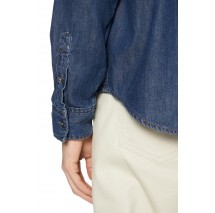 CALVIN KLEIN REGULAR DENIM ΠΟΥΚΑΜΙΣΟ ΑΝΔΡΙΚΟ BLUΕ DENIM