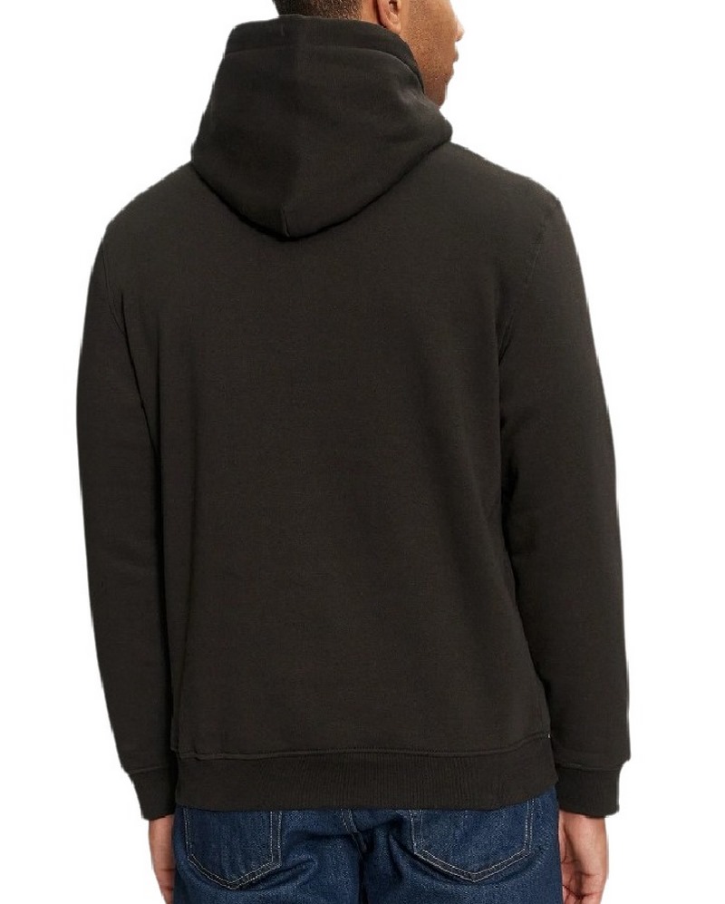 TOMMY JEANS  REG LINEAR GOLD HOOD EXT ΦΟΥΤΕΡ ΑΝΔΡΙΚΟ BLACK