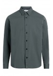 CALVIN KLEIN JEANS MONOLOGO BADGE RELAXED SHIRT ΠΟΥΚΑΜΙΣΟ ΑΝΔΡΙΚΟ ENDLESS GREY