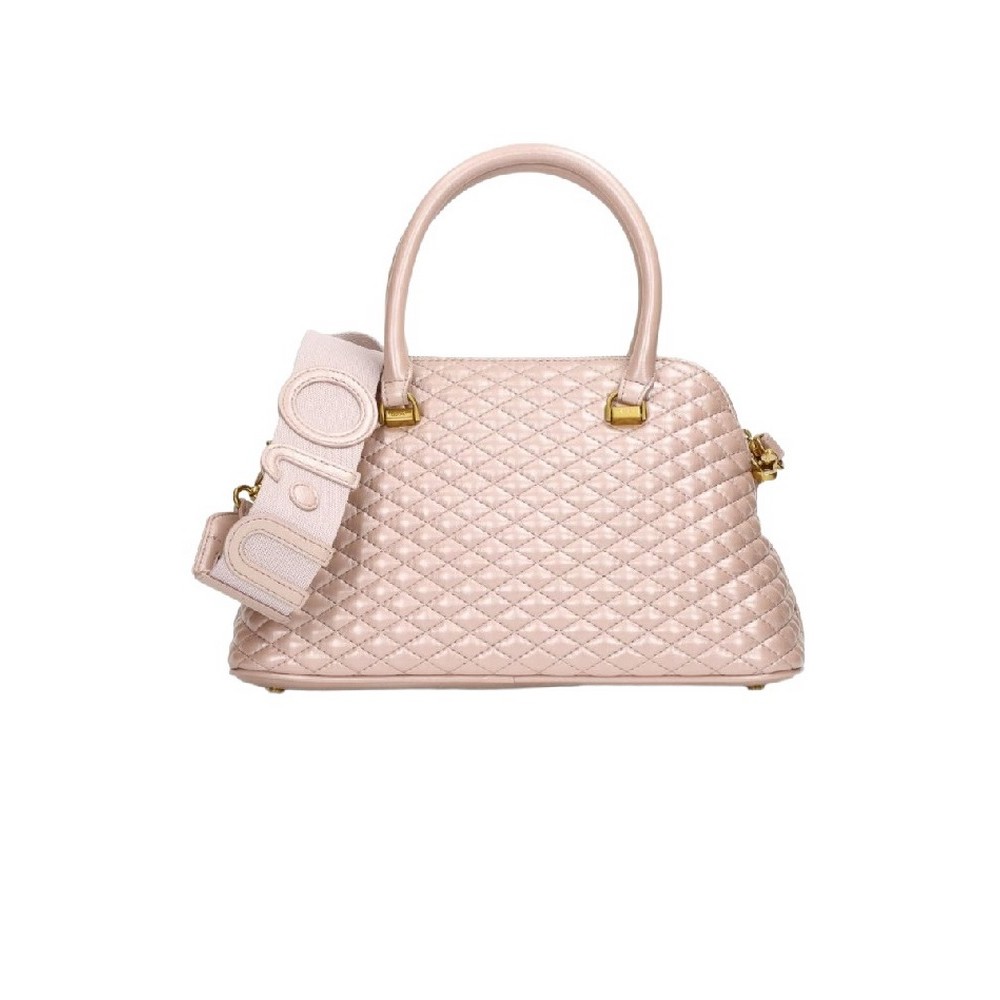 LIU JO GLOSSY QUILTED BUGATTI BAG AF4005E0022 ΤΣΑΝΤΑ ΓΥΝΑΙΚΕΙΑ ROSE