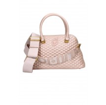 LIU JO GLOSSY QUILTED BUGATTI BAG AF4005E0022 ΤΣΑΝΤΑ ΓΥΝΑΙΚΕΙΑ ROSE