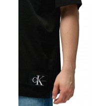 CALVIN KLEIN JEANS BADGE RELAXED T-SHIRT ΜΠΛΟΥΖΑ ΑΝΔΡΙΚΗ BLACK