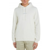 CALVIN KLEIN JEANS MONOLOGO HOODIE ΦΟΥΤΕΡ ΑΝΔΡΙΚΟ IVORY