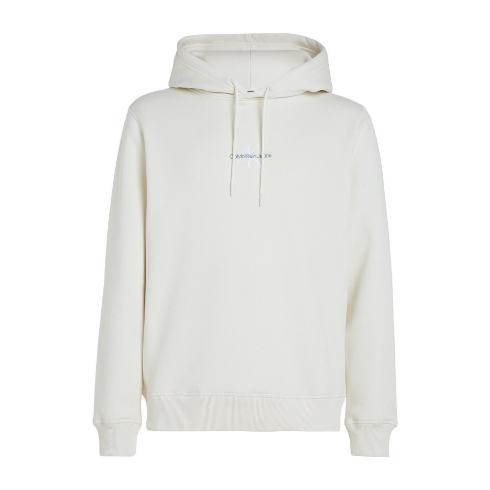 CALVIN KLEIN JEANS MONOLOGO HOODIE ΦΟΥΤΕΡ ΑΝΔΡΙΚΟ IVORY