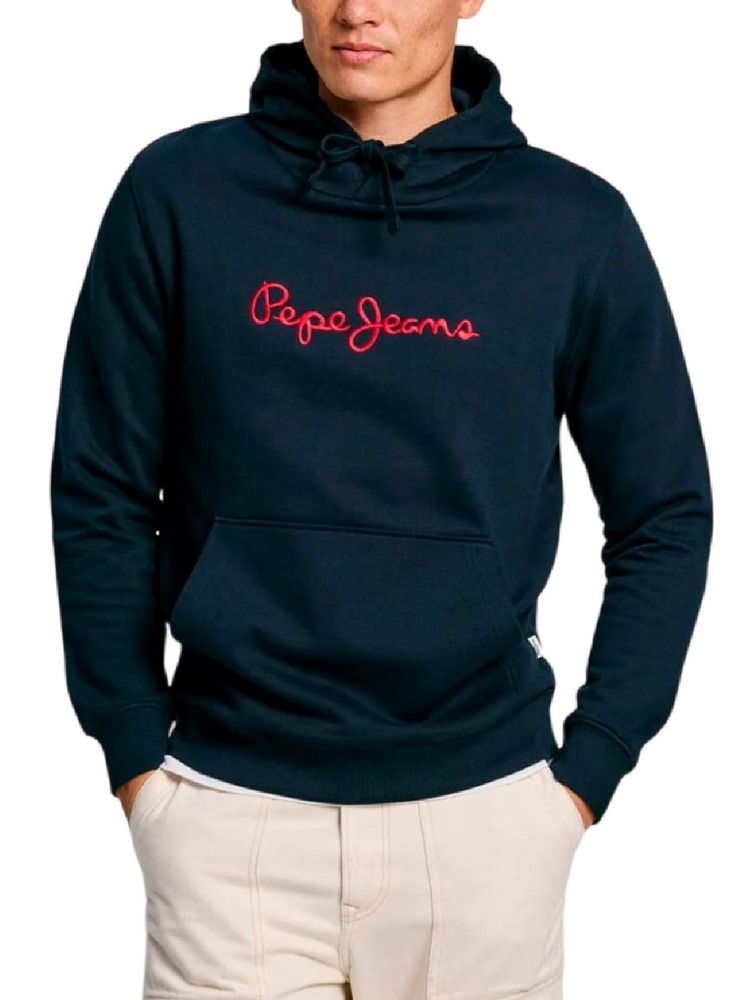 PEPE JEANS LONDON DROP 2 NEW JOE HOODIE ΜΠΛΟΥΖΑ ΦΟΥΤΕΡ ΑΝΔΡΙΚΗ BLUE