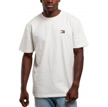 TOMMY HILFIGER REG LGTWEIGHT BADGE TEE T-SHIRT ΜΠΛΟΥΖΑ ΑΝΔΡΙΚΗ WHITE