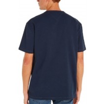 TOMMY HILFIGER REG LGTWEIGHT BADGE TEE T-SHIRT ΜΠΛΟΥΖΑ ΑΝΔΡΙΚΗ NAVY