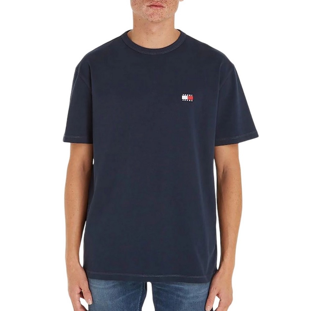 TOMMY HILFIGER REG LGTWEIGHT BADGE TEE T-SHIRT ΜΠΛΟΥΖΑ ΑΝΔΡΙΚΗ NAVY