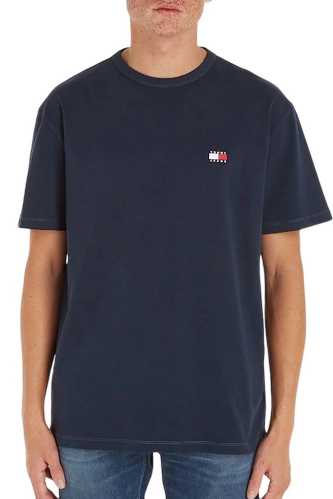 TOMMY HILFIGER REG LGTWEIGHT BADGE TEE T-SHIRT ΜΠΛΟΥΖΑ ΑΝΔΡΙΚΗ NAVY