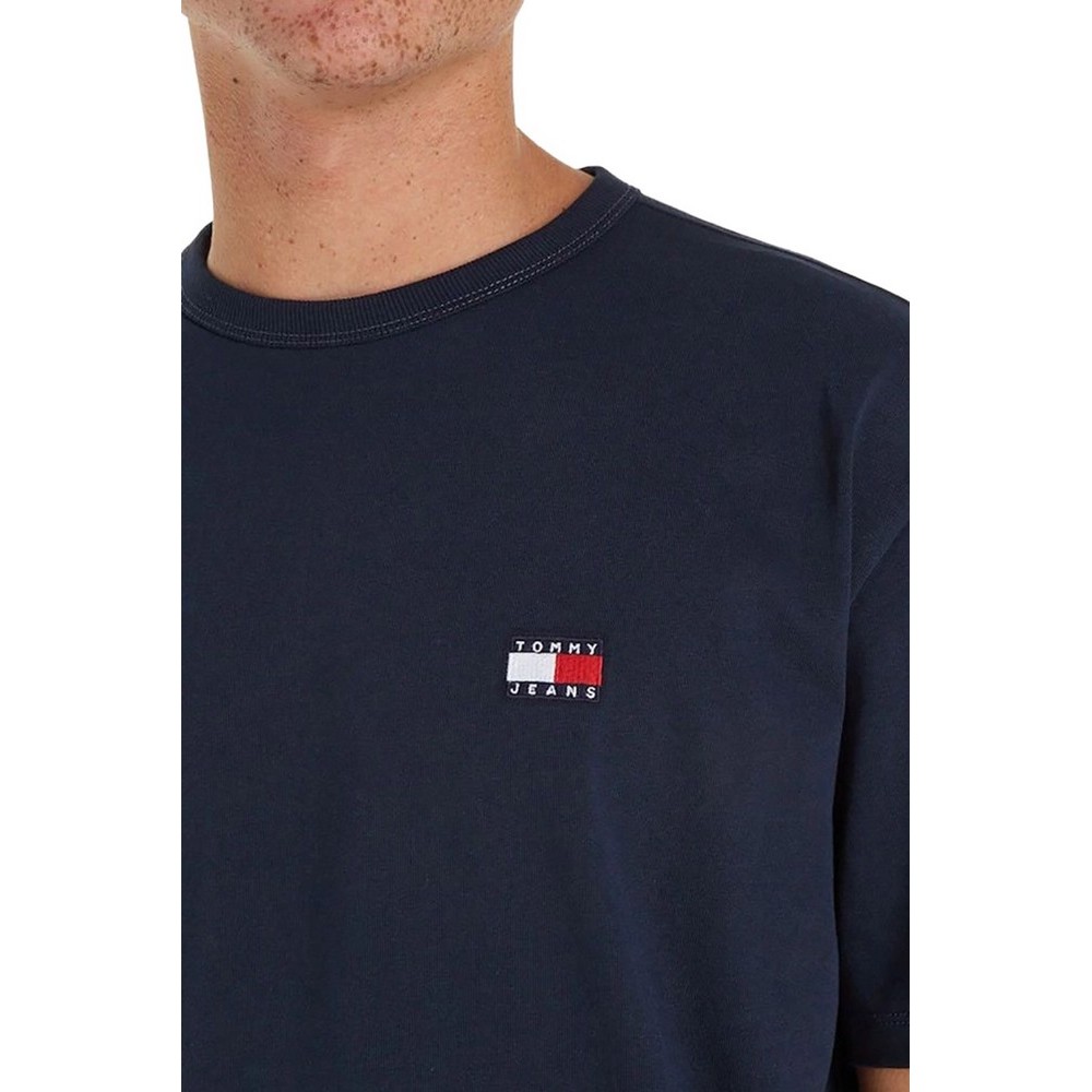 TOMMY HILFIGER REG LGTWEIGHT BADGE TEE T-SHIRT ΜΠΛΟΥΖΑ ΑΝΔΡΙΚΗ NAVY