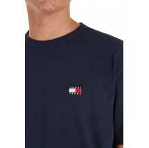 TOMMY HILFIGER REG LGTWEIGHT BADGE TEE T-SHIRT ΜΠΛΟΥΖΑ ΑΝΔΡΙΚΗ NAVY