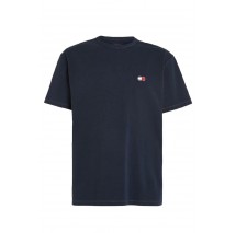 TOMMY HILFIGER REG LGTWEIGHT BADGE TEE T-SHIRT ΜΠΛΟΥΖΑ ΑΝΔΡΙΚΗ NAVY