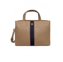 TOMMY HILFIGER LEGACY SATCHEL ΤΣΑΝΤΑ ΓΥΝΑΙΚΕΙΑ BEIGE