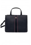 TOMMY HILFIGER LEGACY SATCHEL ΤΣΑΝΤΑ ΓΥΝΑΙΚΕΙΑ NAVY