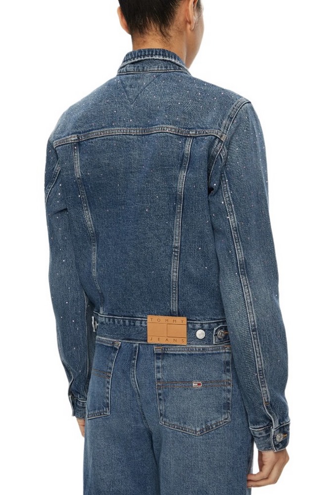 TOMMY JEANS CLASSIC TRUCKER JACKET ΜΠΟΥΦΑΝ ΓΥΝΑΙΚΕΙΟ BLUΕ DENIM