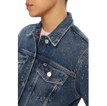 TOMMY JEANS CLASSIC TRUCKER JACKET ΜΠΟΥΦΑΝ ΓΥΝΑΙΚΕΙΟ BLUΕ DENIM