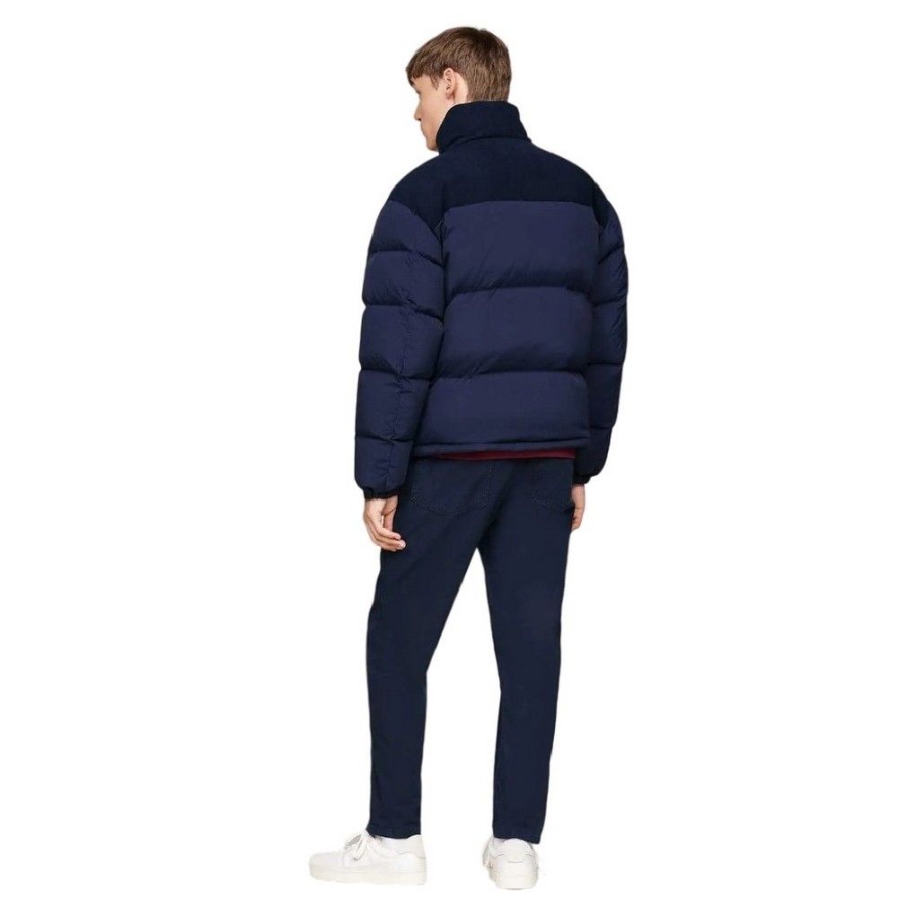 TOMMY JEANS CORD MIX ALASKA PUFFER ΜΠΟΥΦΑΝ ΑΝΔΡΙΚΟ DARK NAVY