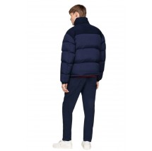 TOMMY JEANS CORD MIX ALASKA PUFFER ΜΠΟΥΦΑΝ ΑΝΔΡΙΚΟ DARK NAVY