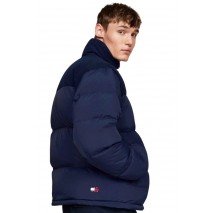 TOMMY JEANS CORD MIX ALASKA PUFFER ΜΠΟΥΦΑΝ ΑΝΔΡΙΚΟ DARK NAVY