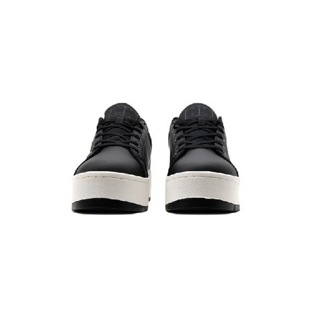 TOMMY HILFIGER TJW FLATFORM SNEAKER METALLIC ΠΑΠΟΥΤΣΙ ΓΥΝΑΙΚΕΙΟ BLACK/WHITE