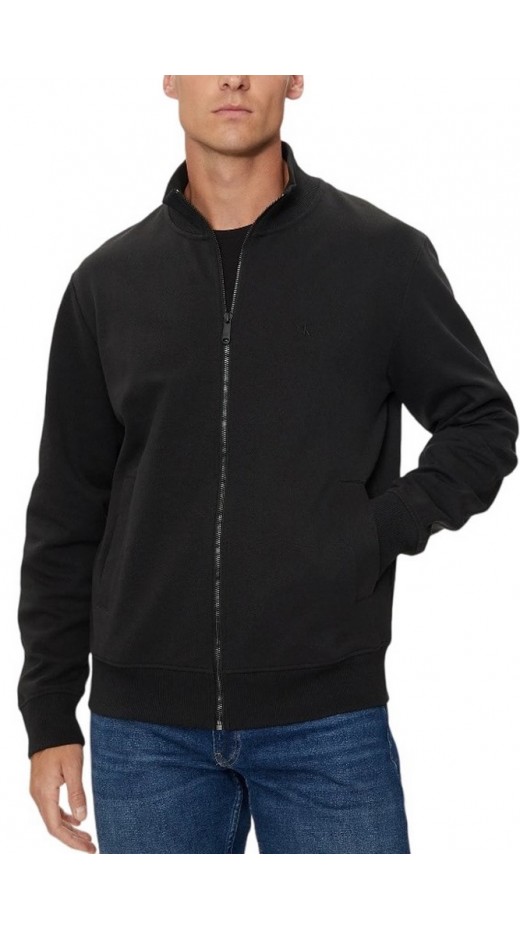 CALVIN KLEIN JEANS TEXTURED HWK TRACK JACKET ΖΑΚΕΤΑ ΑΝΔΡΙΚΗ BLACK