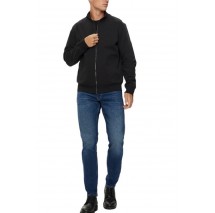 CALVIN KLEIN JEANS TEXTURED HWK TRACK JACKET ΖΑΚΕΤΑ ΑΝΔΡΙΚΗ BLACK