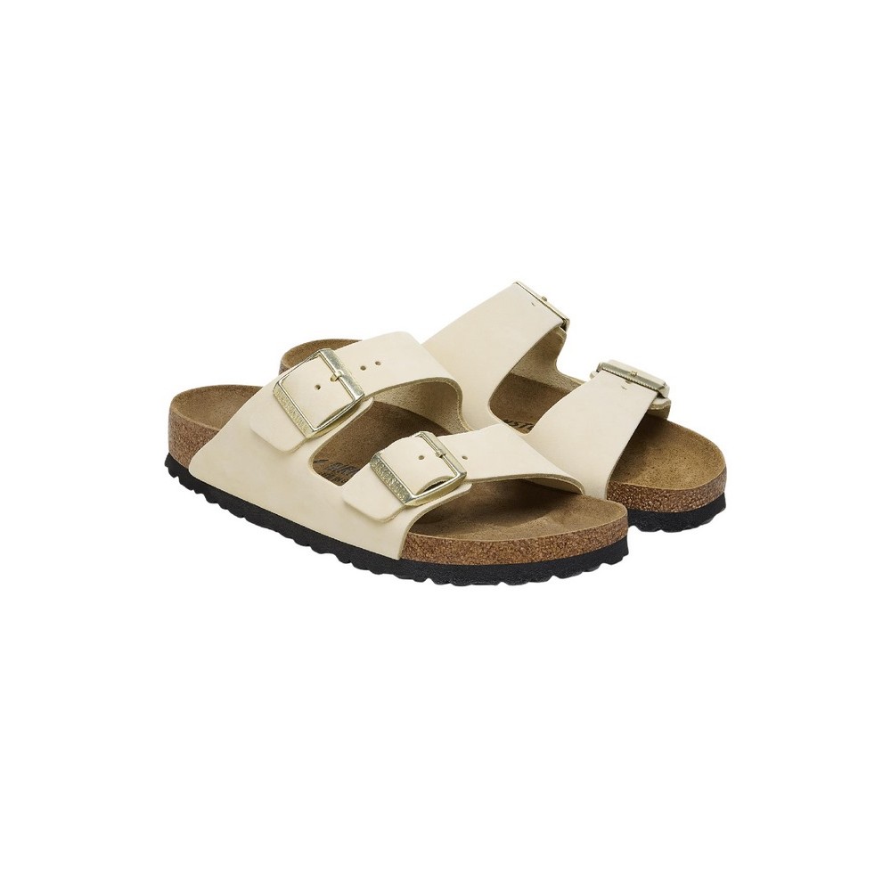 BIRKENSTOCK CLASSIC ARIZONA LENB NARROW SEASONAL ΠΑΝΤΟΦΛΑ ΓΥΝΑΙΚΕΙΑ ECRU